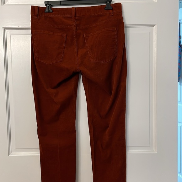 Talbots Rust Corduroy Signature Straight Leg Pants - Picture 7 of 7